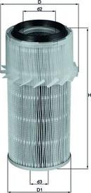 MAHLE LX 682 - Повітряний фільтр autozip.com.ua