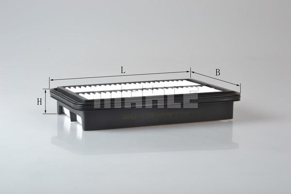 MAHLE LX 1979 - Повітряний фільтр autozip.com.ua