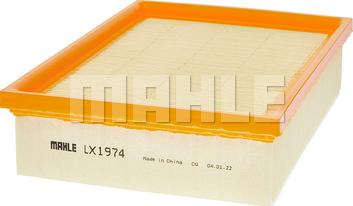 MAHLE LX 1974 - Повітряний фільтр autozip.com.ua