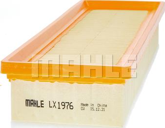 MAHLE LX 1976 - Повітряний фільтр autozip.com.ua