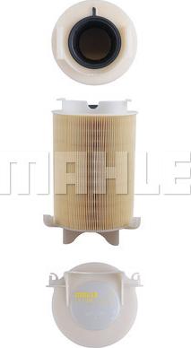 MAHLE LX 1566 - Повітряний фільтр autozip.com.ua