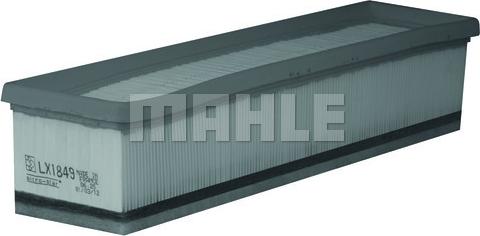 MAHLE LX 1849 - Повітряний фільтр autozip.com.ua