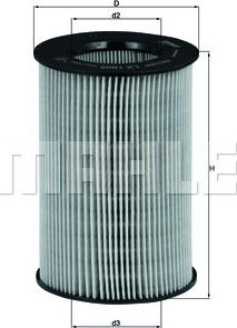 MAHLE LX 1805 - Повітряний фільтр autozip.com.ua