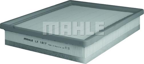 MAHLE LX 1817 - Повітряний фільтр autozip.com.ua