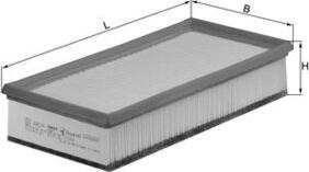 MAHLE LX 1296 - Повітряний фільтр autozip.com.ua