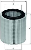 MAHLE LX 898 - Повітряний фільтр autozip.com.ua
