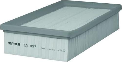 MAHLE LX 857 - Повітряний фільтр autozip.com.ua