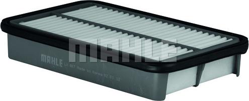 MAHLE LX 807 - Повітряний фільтр autozip.com.ua