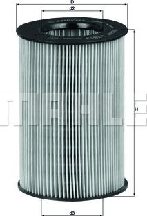 MAHLE LX 813 - Повітряний фільтр autozip.com.ua