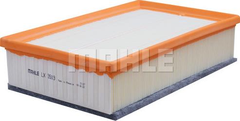 MAHLE LX 3503 - Повітряний фільтр autozip.com.ua