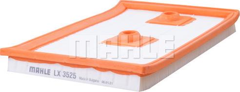 MAHLE LX 3525 - Повітряний фільтр autozip.com.ua