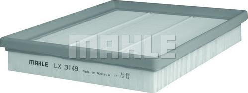 MAHLE LX 3149 - Повітряний фільтр autozip.com.ua