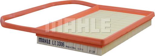 MAHLE LX 3306 - Повітряний фільтр autozip.com.ua