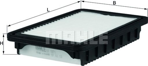 MAHLE LX 3271 - Повітряний фільтр autozip.com.ua
