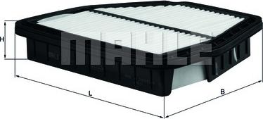 MAHLE LX 2965 - Повітряний фільтр autozip.com.ua