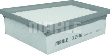 MAHLE LX 2916 - Повітряний фільтр autozip.com.ua
