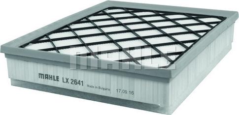 MAHLE LX 2641 - Повітряний фільтр autozip.com.ua