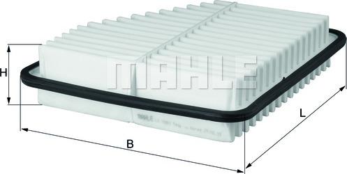 MAHLE LX 2681 - Повітряний фільтр autozip.com.ua