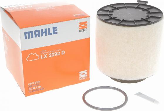 MAHLE LX 2092D - Повітряний фільтр autozip.com.ua