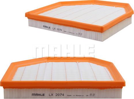 MAHLE LX 2074 - Повітряний фільтр autozip.com.ua