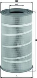 MAHLE LX 7210/7 - Повітряний фільтр autozip.com.ua
