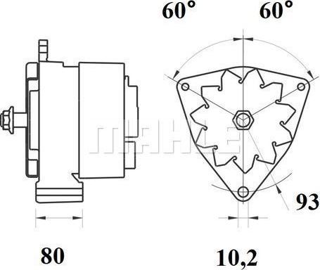 MAHLE MG 460 - Генератор autozip.com.ua