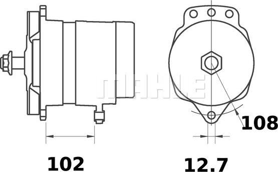 MAHLE MG 470 - Генератор autozip.com.ua