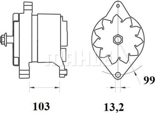 MAHLE MG 500 - Генератор autozip.com.ua