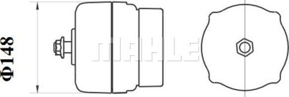 MAHLE MG 263 - Генератор autozip.com.ua