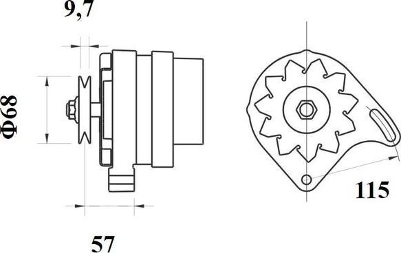 MAHLE MG 205 - Генератор autozip.com.ua