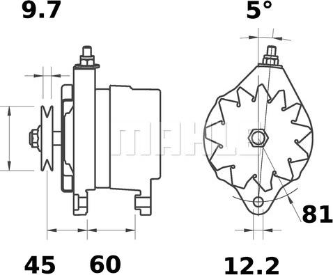 MAHLE MG 280 - Генератор autozip.com.ua