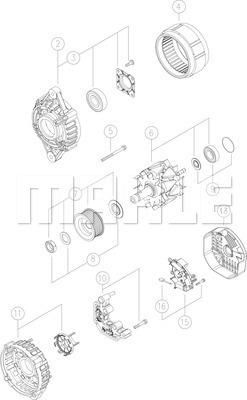 MAHLE MG 23 - Генератор autozip.com.ua