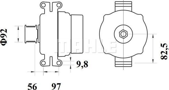 MAHLE MG 799 - Генератор autozip.com.ua