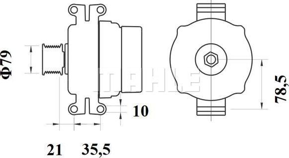 MAHLE MG 796 - Генератор autozip.com.ua