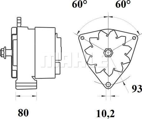 MAHLE MG 773 - Генератор autozip.com.ua