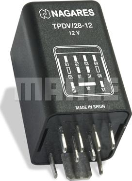 MAHLE MHG 37 - Блок управління, реле, система розжарювання autozip.com.ua