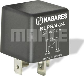 MAHLE MR 87 - Реле, робочий струм autozip.com.ua