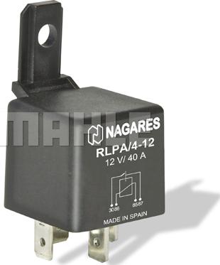 MAHLE MR 72 - Реле, робочий струм autozip.com.ua