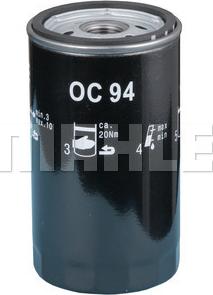 MAHLE OC 94 - Масляний фільтр autozip.com.ua