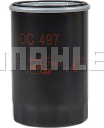 MAHLE OC 497 - Масляний фільтр autozip.com.ua