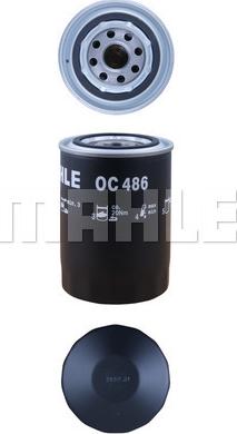 MAHLE OC 486 - Масляний фільтр autozip.com.ua