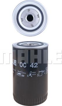 MAHLE OC 42 - Масляний фільтр autozip.com.ua