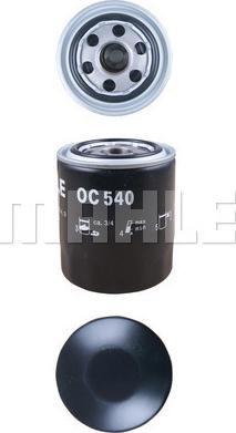MAHLE OC 540 - Масляний фільтр autozip.com.ua