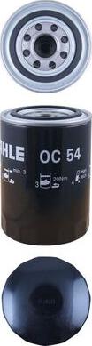 MAHLE OC 54 - Масляний фільтр autozip.com.ua