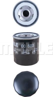 MAHLE OC 503 - Масляний фільтр autozip.com.ua