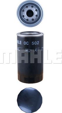 MAHLE OC 502 - Масляний фільтр autozip.com.ua