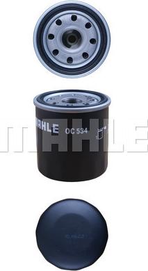 MAHLE OC 534 - Масляний фільтр autozip.com.ua