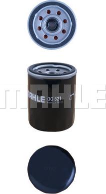 MAHLE OC 521 - Масляний фільтр autozip.com.ua