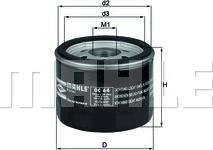 MAHLE OC 64 - Масляний фільтр autozip.com.ua