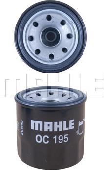 MAHLE OC 195 - Масляний фільтр autozip.com.ua